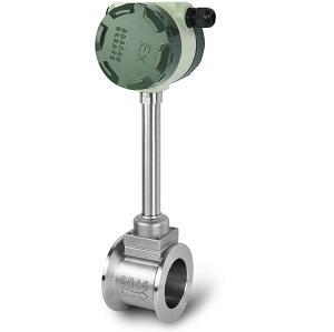 Sensor de flujo de vórtice con salida de pulso