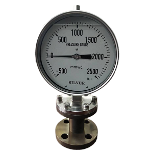 Manómetro de sello de diafragma de baja presión (-500 ~ 2500 mmWC)