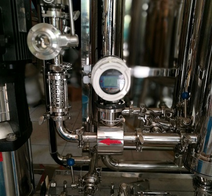Caudalímetro electromagnético higiénico para fermentación
