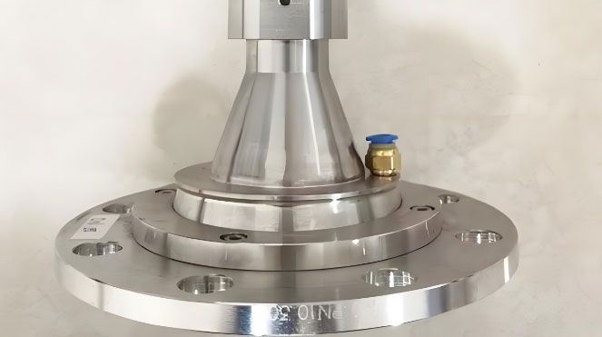 Brida de cardán del transmisor de nivel de viruta de madera wood chip level transmitter gimbal flange