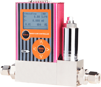Medidor de flujo y controlador de flujo de gas N2 de Micron Micron N2 gas flow meter & flow controller