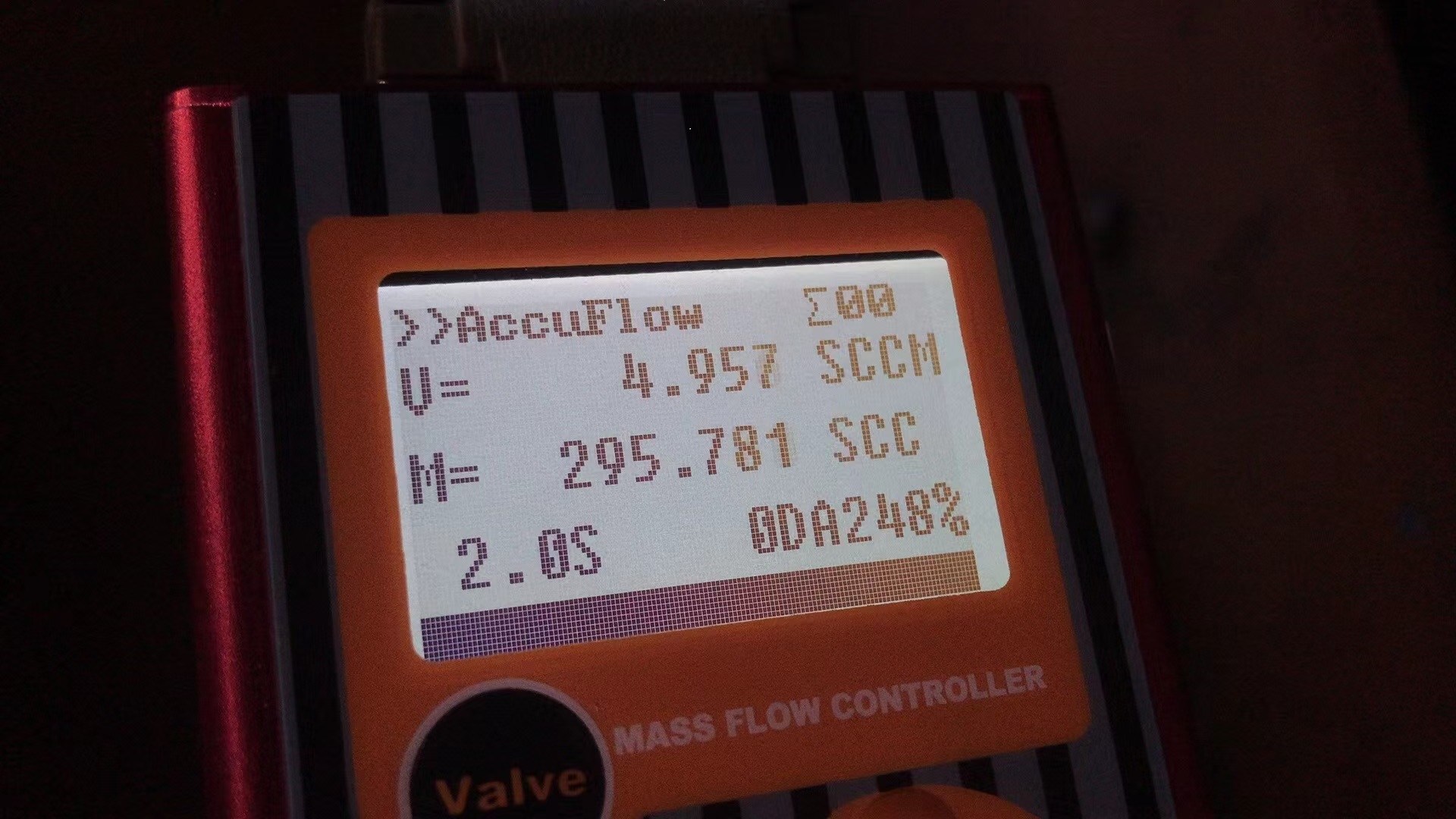 medidor de flujo sccm sccm flow meter