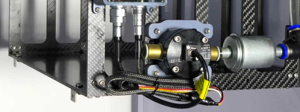 Small PD flow meter for engine fuel system