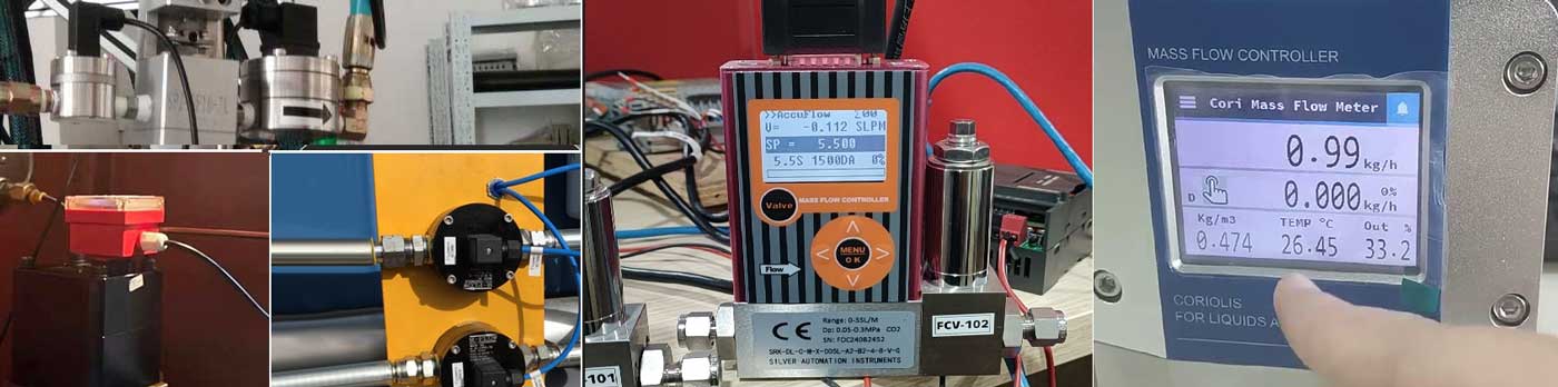 Medidores de flujo pequeños de Silver Instruments Silver Instruments Small flow meters