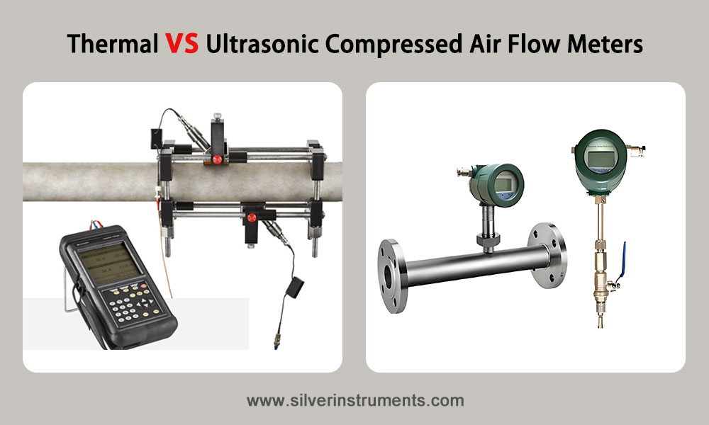 thermal and ultrasonic compressed airflow meters 